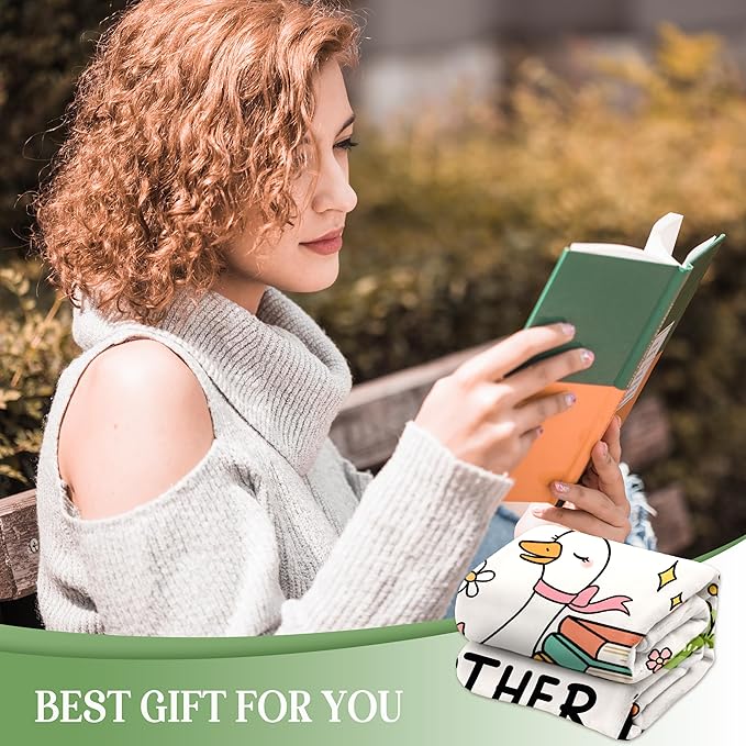 Book Lovers Gifts for Women, Flannel Soft Reading Blanket Decor, Reading Accessories for Bookish Bookworm Reader - I Bought Another Book - 50" x 60"