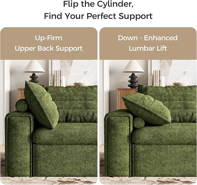 106.7" Modular Sectional Sofa with Deep Seat, Upholstery L Shaped Cloud Couch for Living Room, 3-Seater Modern Boneless Sofa with Movable Ottomans, Removable Cover, No Assembly Required