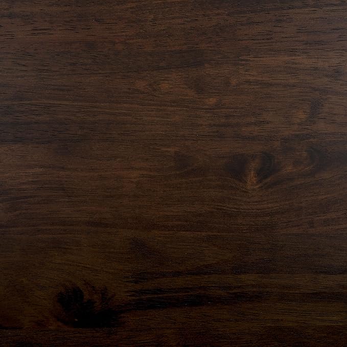 SAFAVIEH Home Collection Addison Farmhouse Dark Walnut Solid Wood Windsor Spindle Loveseat Bench