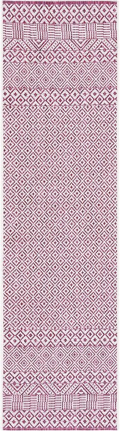 SAFAVIEH Courtyard Collection 2'3" x 8' Ivory/Red CY8235 Indoor/ Outside Waterproof Easy cleansingPatio Backyard Mudroom Runner Mat - Image 3