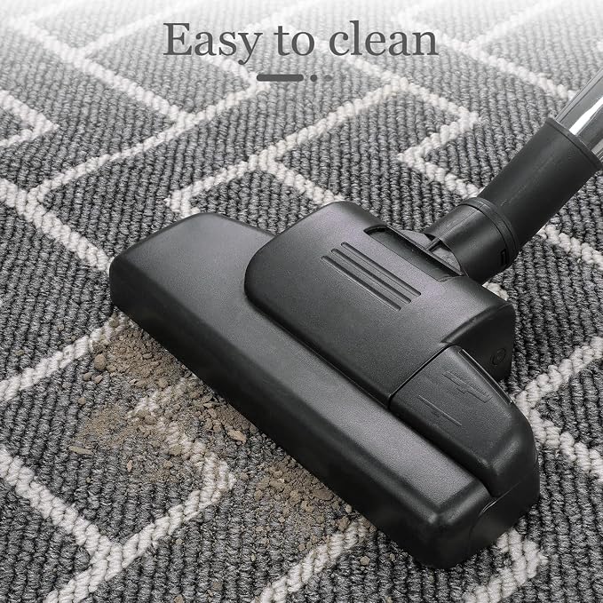 hicorfe Indoor Doormat,Front Back Door Mat Rubber Backing Non Slip Door Mats 20"x31.5" Absorbent Resist Dirt Entrance Doormat Inside Floor Mats for Entryway Washable Low-Profile(Silver Grey) - Image 3