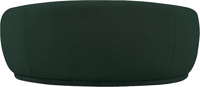 Meridian Furniture 693Green-L Hyde Collection Modern | Contemporary Boucle Fabric Upholstered Loveseat, Green, 64" W x 38" D x 27.5" H