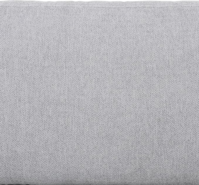 Everest Flannel U Shape Modular Sofa with Ottoman