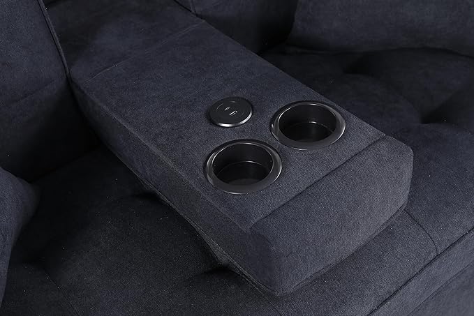 ERYE 70-Inch Loveseat Sleeper Pull Out Sleeper Couch Bed and Drop-Down Cupholders, 3 in 1 Convertible Sleeper Sofa Bed Oversized Tufted Lounge Daybed with Reclining Backrest | Cup Holder, USB-C Charging Ports