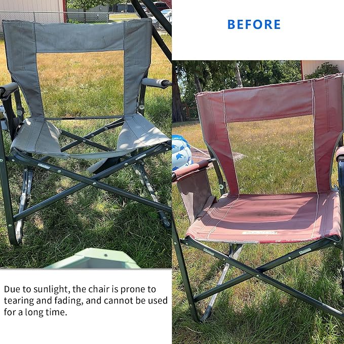 ANartcle Rocking Chair Covers for GCI Outdoor 37072 Chair,Freestyle Rocker Cover,Waterproof Heavy Duty Outdoor Camping Chair Covers, (26 W x 27 D x 34 H inches) Black. - Image 5