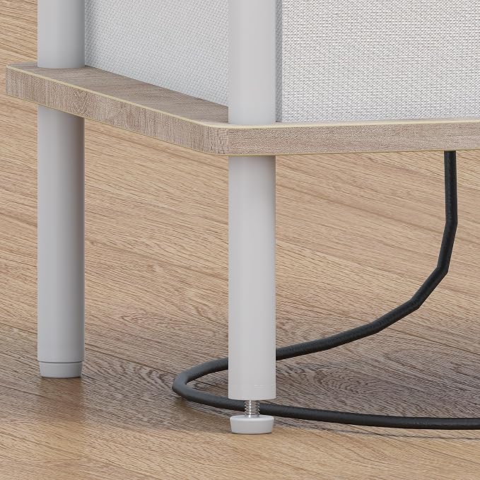Small Side Table with Charging Station, Set of 2 End Table for Small Spaces, Slim Nightstand with Outlet,Sofa Beside Table, 3-Tier Storage Shelf,Living Room, Bed Room, Natrual Oak - Image 8