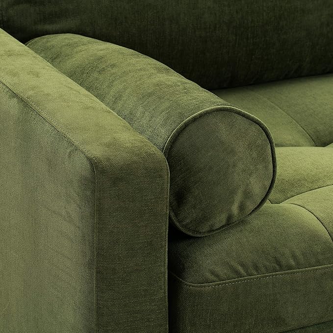 Poly & BARK Napa 88.5" Sofa with Deep Seating, Tailored Upholstered Finish, Clean Modern Lines, and Balanced Proportions for Comfortable and Refined Living Spaces