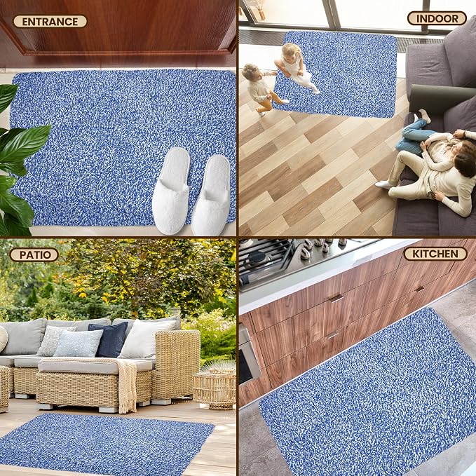 Premium Microfiber Indoor Door Mat – 36"x72" Washable Entry Mat, Non-Slip, Waterproof Backing, Super Absorbent, Low Profile Entryway Doormat for Indoor Entrance - Image 7