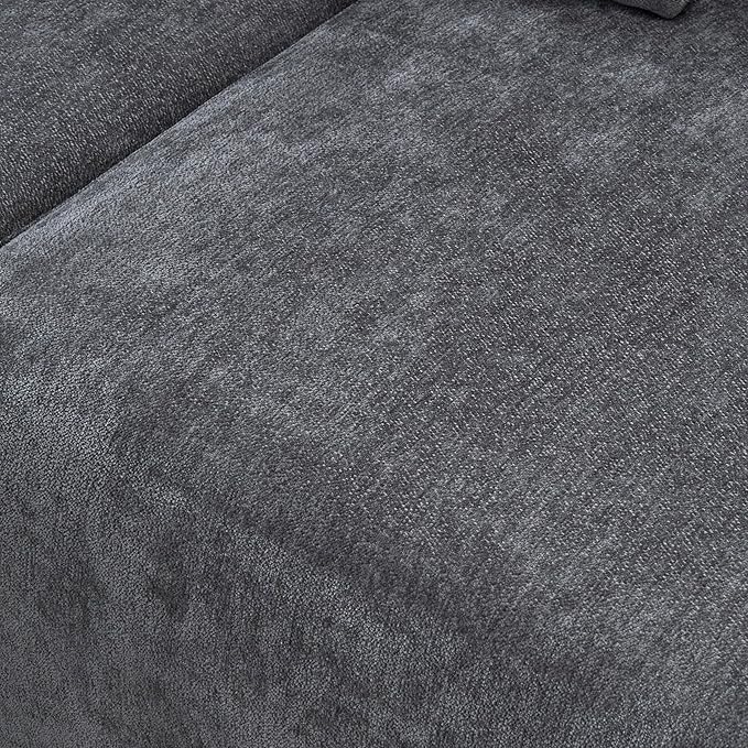 116-Inch Oversized Modular Compressed Sectional Couches 4 Pieces Modular Boneless Sofas with 7 Pillows,Modern Minimalist Corner Cloud Sofa Comfy Chenille Deep Seat Foam Couch