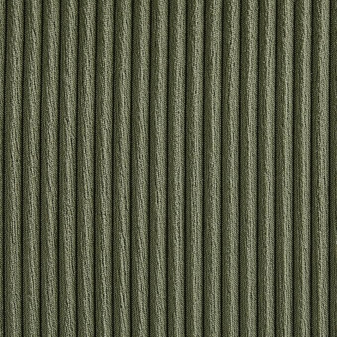 Topeakmart Corduroy Recliner Sofa Mid-Century Recliner Chair Single Reclining Chair Upholstered Sofa for Living Room Bedroom Home Theater Dark Green